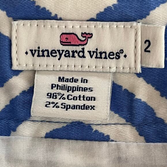 Vineyard Vines Lot of 2 Lined Cotton Side Zipper Skirts Size 2 EUC - Picture 5 of 11